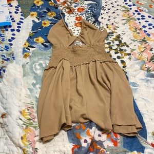 PRINCESS POLLY BEIGE ROMPER